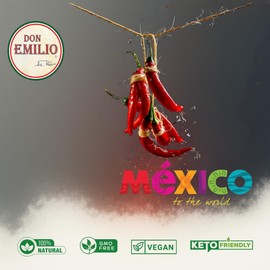 Don Emilio Salsa Macha Premium with Select Seeds 9 oz; Delicious Chili Crisp Oil, Roasted Peppers Spicy Gourmet Macha Sauce, All Natural, Vegan, Keto - MILD 9 oz