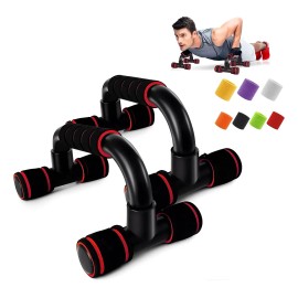 Manijas Para Flexiones 1 Par + 1 Par De Muñequeras