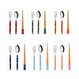 Sabre x Yamachiku Bistro Shiny Kids Cutlery Set of 3 / 사브르X야마치쿠 비스트로 샤이니 키즈 커트러리 3종
