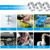 8PCS Hose Clips Stainless Steel 18-27mm Jubilee Clips Assorted Hose