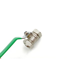 M8039 3/4" In Line Ball Valve For MaxLine RapidAir Max Line Air Tubing Double O-Ring Sealed