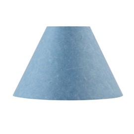 Aspen Creative 58760, Hardback Empire Transitional UNO Lamp Shade, Denim Blue, 4" Top x 10" Bottom x 7" Slant Height, Slip UNO 33mm