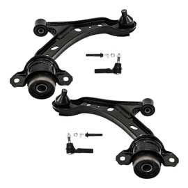 KAX Front Lower Control Arm w/Ball Joint + Tie Rod End Links Fit for 2005 2006 2007 2008 2009 2010 Fo-rd Mustang Left + Right Suspension Kit K80726 K80727 ES80805 4PCS