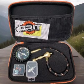 GRIT Air Down Tire Valve Pressure Deflator Gauge Tool Kit PSI Offroad 4X4 Extras
