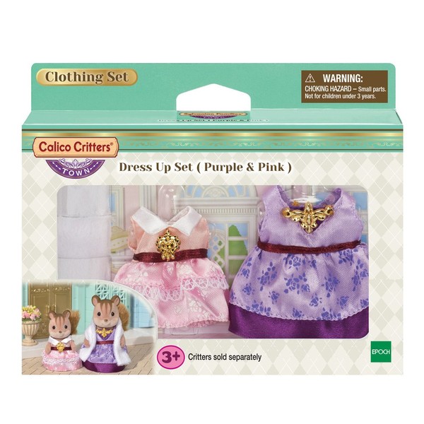 Calico Critters Town Dress up Set (Purple & Pink)