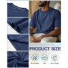 Riyiper 3 Pack Men's Big and Tall Shirts Half Sleeve