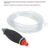 16mm/0.63in Siphon Hand Pump with 2m/6.6ft Hose Gasoline Fuel Water