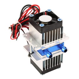 Thermoelectric Cooler, DC12V DIY Semiconductor Thermoelectric Cooler Peltier Refrigeration Water Cooler for Cooling Small Spaces, Learning Semiconductor Cooling Theory etc. (120W)