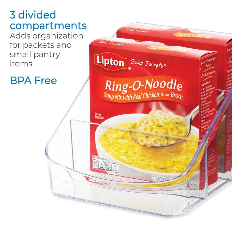 InterDesign Linus Packet Organizer, Clear