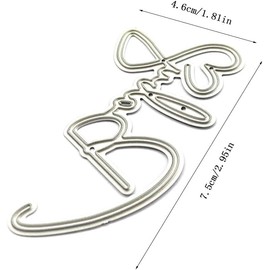 Cutting Dies, Metal Stencil, Cutting Dies for DIY Scrapbooking Photo Album Decorative Embossing Paper Cutting Dies for Card Making (ZC286)