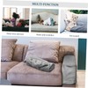 Zerodeko 2Pcs Elastic Sofa Armrest Covers Couch Armrest Protectors Deep