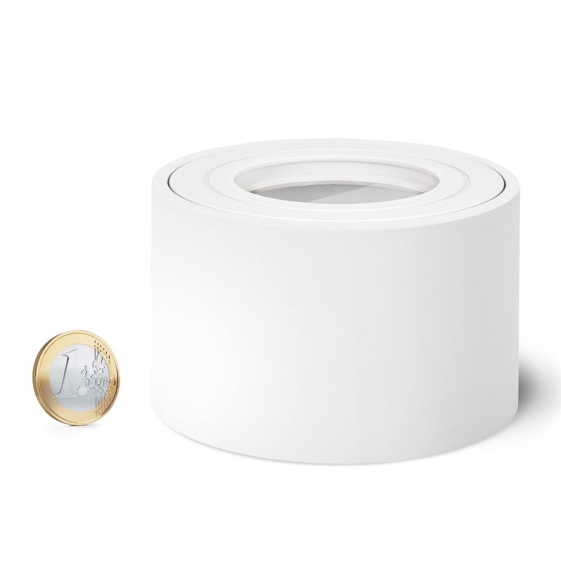 linovum Surface-Mounted Light SMOL-W Extra Flat IP44 in Matt White