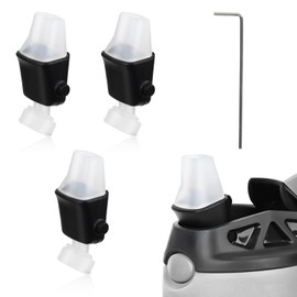 3uds Repuesto de Boquilla de Tapa para Contigo, Sin BPA Repuesto Piezas Tapa con Llave Inglesa Boquilla Silicona Suave Accesorios Botellas de Agua Compatible con Contigo Aubrey Kids 14oz 20oz