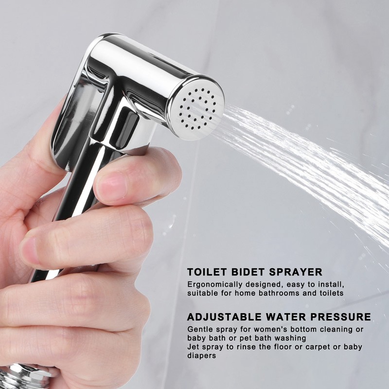 G1/2 Copper Bidet Sprayer Hand Held Bathroom Toilet Sprayer Head