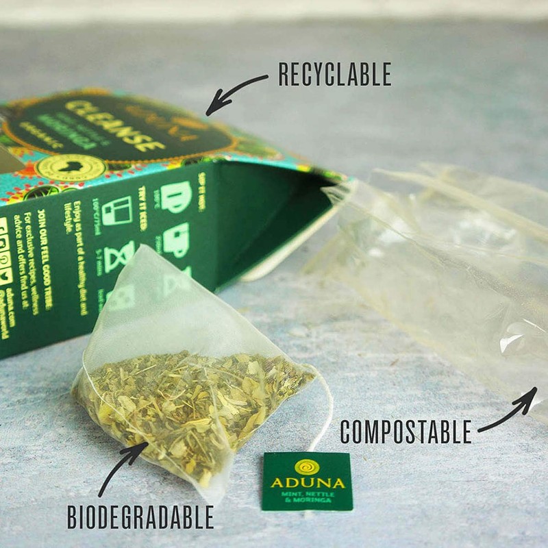 Aduna Cleanse | Super-Tea | Moringa, Mint & Nettle |