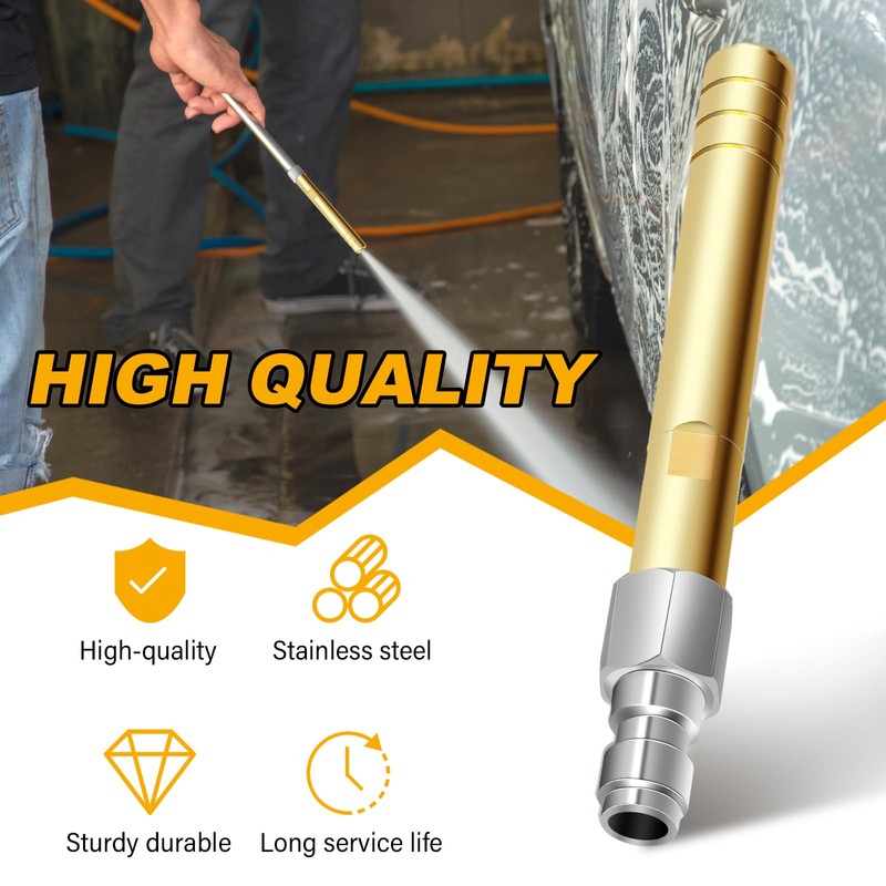 Long Range Soap & External Chemical Injection Nozzle - 1000-4500