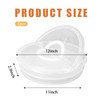 2 Pack 12 In 2-Compartment Round Food Storage Containers with