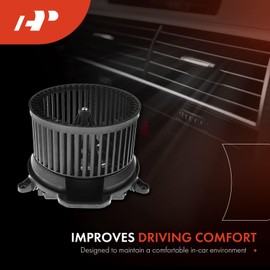 A-Premium HVAC Heater Blower Motor with Brushless Motor Compatible with Freightliner 108SD, 114SD, Business Class M2, Cascadia 2008-2020, M2 100 2003-2006, M2 106, M2 112 2003-2023