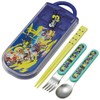 Skater TACC2AG-A Trio Set, Chopsticks, Spoon and Fork, Splatoon 3,