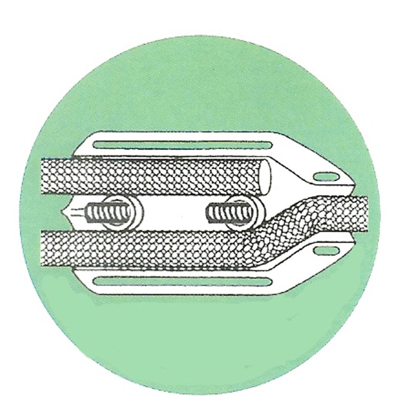 E-Z -TY 1/4 Inch (5 mm) Reusable Rope Clamps Black