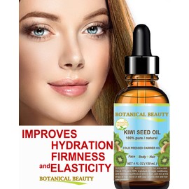 KIWI SEED OIL. 100% Pure Natural Undiluted Virgin Cold Pressed Carrier Oil. 2 Fl.oz.- 60 ml for Face, Skin, Body, Hair, Nail Care. by Botanical Beauty