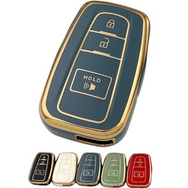 Tautrophen Key Fob Cover for Toyota 4Runner 2016-2024 RAV4 Camry Prius Prado