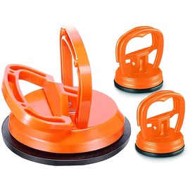 Dent Puller,3 Pcs Car Dent Puller Powerful Car Dent Suction Puller,Dent Remover Tool for Car,Car Dent Repair Kit for Car Dent Repair,Tiles Lifting,Objects Moving (1 Large Orange+2 Small Orange)