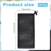 GORGECRAFT Pack of 10 Small Mesh Bags Black Laundry Net