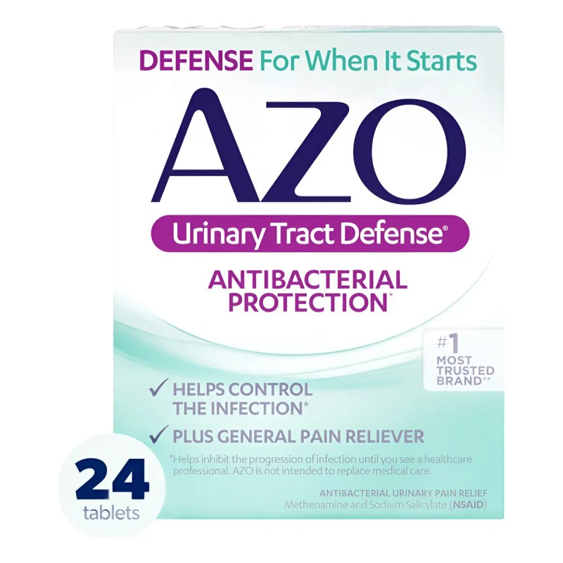Defensa Antibacterial Del Tracto Urinario Azo® | 24 Tabletas Sabor