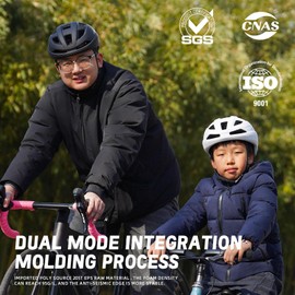 ACRUNU Bike Helmets for Kids & Adults - CPSC/CE Certified Safety with Adjustable Fit for Family Cycling, Skating, Scooter (Pink/M Sizes, 55-59cm)