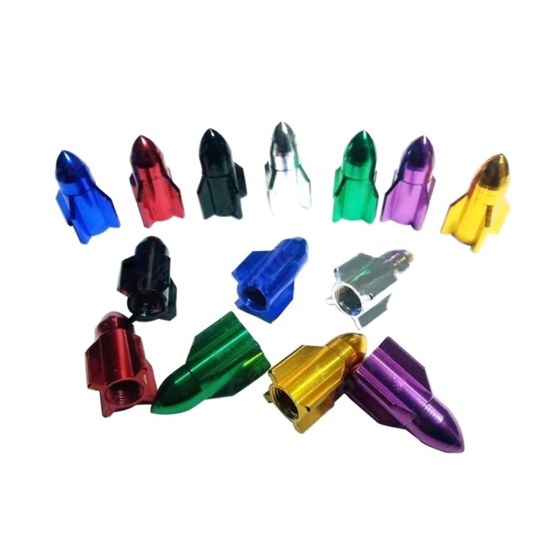 Gatuida 12pcs Tyre Valve Caps for Rims Aluminum Car Tire