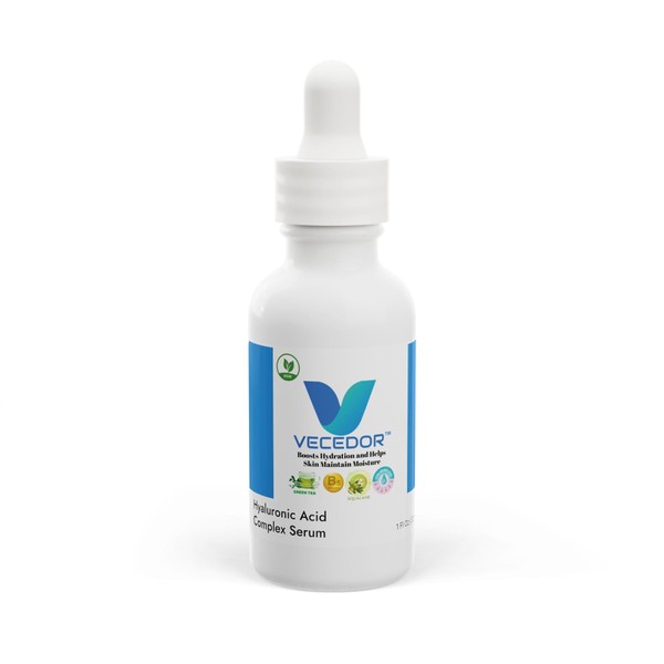 VECEDOR Hyaluronic Acid Complex Serum – Deep Hydration & Plumping