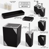 Black Bathroom Accessories Set - Luxurious Bathroom Accessory Decor