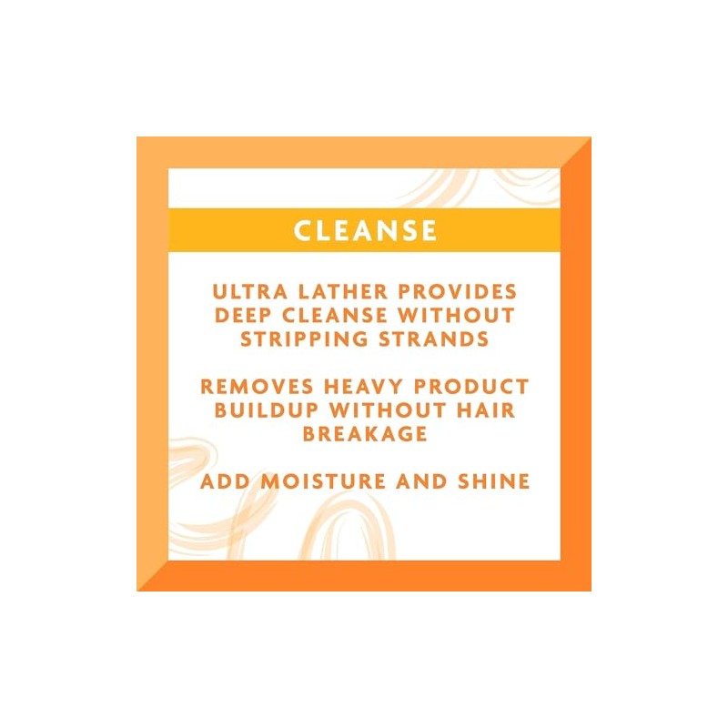 Shea Butter Moisturizing Cream Shampoo by Cantu for Unisex -