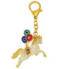 Joyos Wind Horse Amulet Keychain Chinese Feng Shui Decorative Art