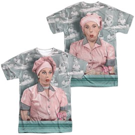 Popfunk I Love Lucy Chocolate Belt Unisex Adult Sublimated Costume T-Shirt (Front/Back) (XL)