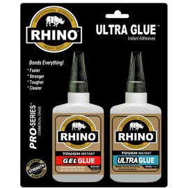 Rhino Glue Ultra Kit, Heavy Duty 80 Gram Clear