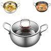 Toutrop Titanium Hammered Soup Pot, Nonstick Soup Pot, Large Cooking