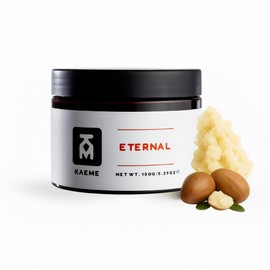 Kaeme Eternal Whipped Shea Butter Handmade from Raw organic, Unrefined Shea Butter for Hair and Skin Moisturizer for Face and Body cream with Coconut Oil (10.5oz/300g jar)