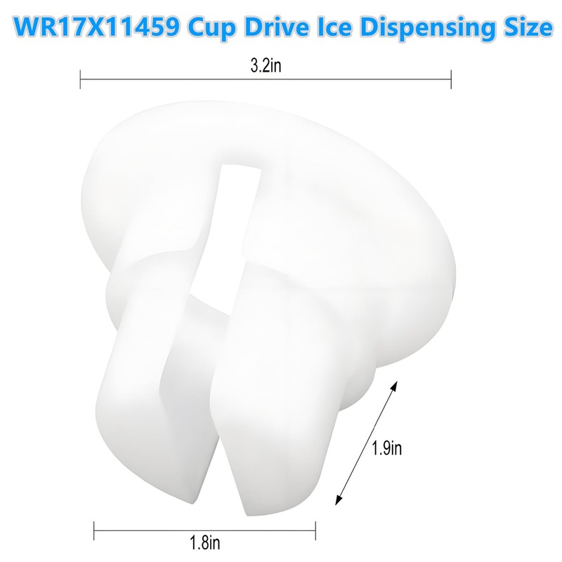 WR17X11459 Cup Drive Ice Dispensing Replacement Part - for GE