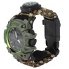 Outdoor Sports Multifunctional Survival Watch Travel Hiking Camping Rescue Paracord