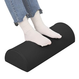 TanYoo Foot Rest Under Desk Foot Pillow, Waterproof Foot Rest for Office, Waterproof Cover, Foot Rest Cushion for Telework, Foot Swelling, Anti-Slip, Respect for the Aged Day (Black)