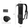 KRATARC Archery Lightweight Back Arrow Quiver Dual Use Foldable Compact