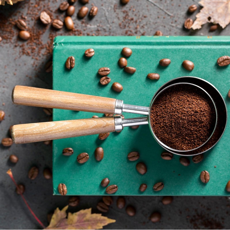 sourcing map Coffee Measuring Spoon, 4" x 0.8" 15ml Stainless