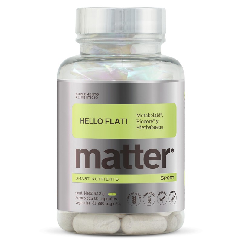 Matter Hello Flat! Suplementos Alimenticios con Metabolaid, BioCore Optimum Complete,