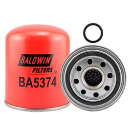 Baldwin BA5374 Spin-on Air Dryer Desiccant Cartridge Filter, Heavy Duty, for WABCO System Saver 1000 & 12000 & Bendix AD-SP and AD-IS Air Dryers, Replaces 109994, R950011, 24374 and 5008414PG