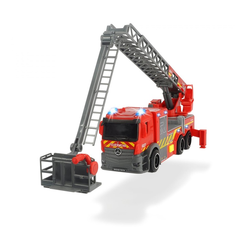 Majorette 203714011038 City Fire Ladder Truck, 26 cm, One Size
