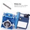Double Output Shaft, Worm Gear Speed Reducer, Diameter 14 mm,