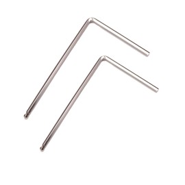 Septe Guitar Truss Rod Wrench, 4mm and 5mm Allen Wrench, Ball Head Allen Wrench for Adjusting Guitar Necks,Guitar Tools Suitable for Acoustic Guitar （Sliver)