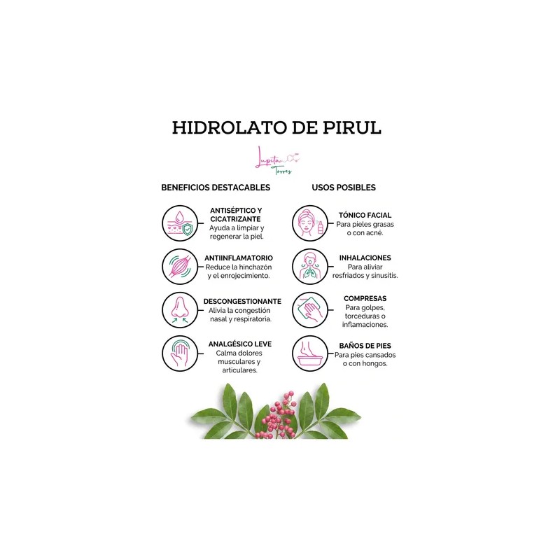 Hidrolato De Pirul